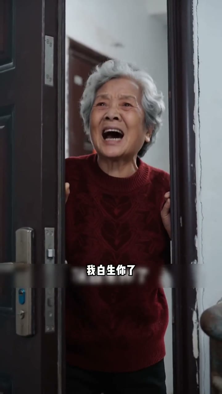 真实短剧画面，字幕为我白生你了